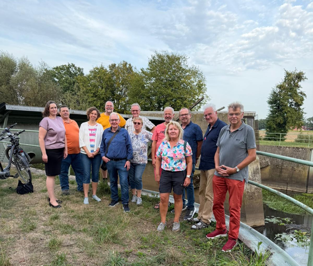 Ortstermin an der Glenneschleuse