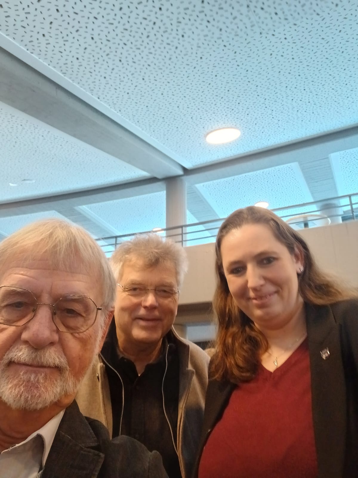 v.l. Hans Karliner, Hans-Dieter Marche, Jessica Münzel